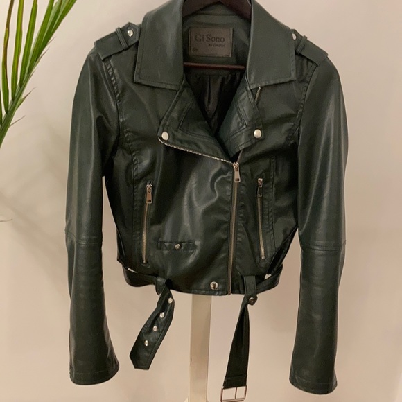 Ci Sono by Cavalini Faux Leather Moto Jacket - Picture 13 of 13